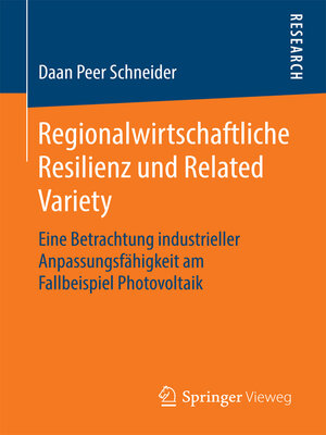 cover image of Regionalwirtschaftliche Resilienz und Related Variety